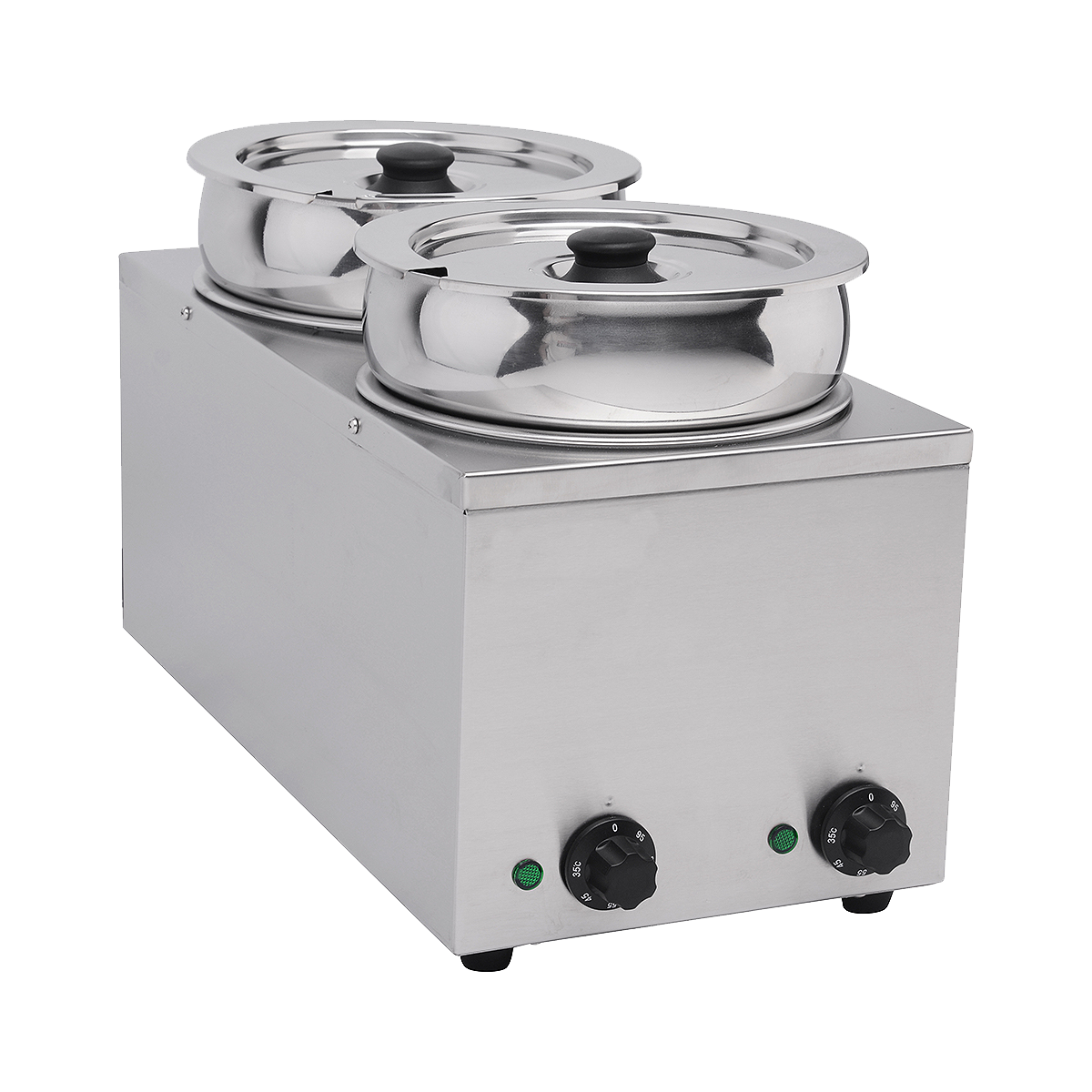 101051 - Hamoki Bain Marie with Hot Pot 6.5Lx2