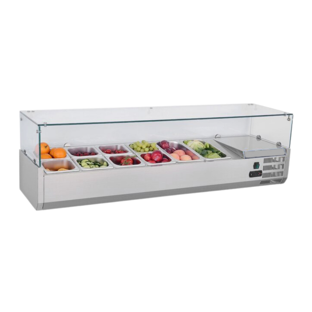 221043 - Refrigerated Pizza Display - 37L 6xGN1/4 (VRX1400/330)