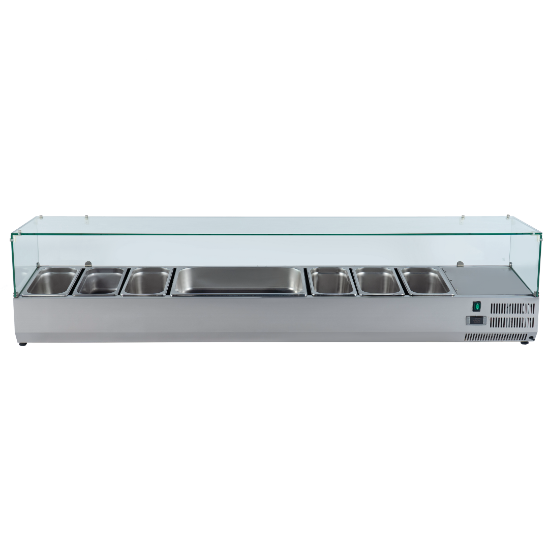 221044 - Refrigerated Pizza Display - 38L 3xGN1/3+1xGN1/2 (VRX1200/380)