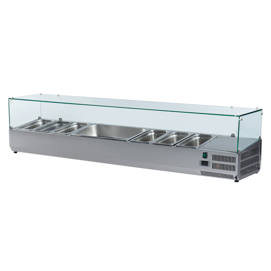 221043 - Refrigerated Pizza Display - 37L 6xGN1/4 (VRX1400/330)