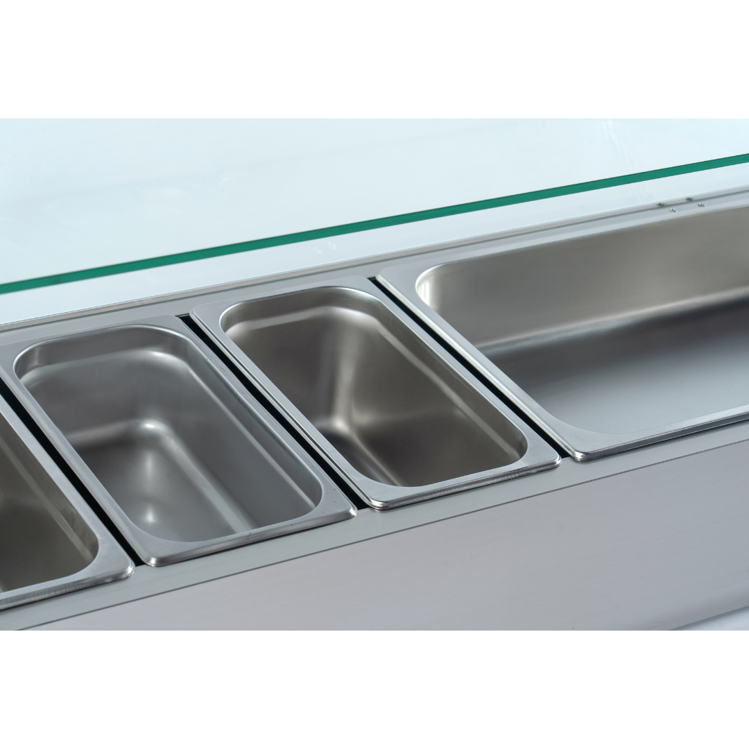 221044 - Refrigerated Pizza Display - 38L 3xGN1/3+1xGN1/2 (VRX1200/380)