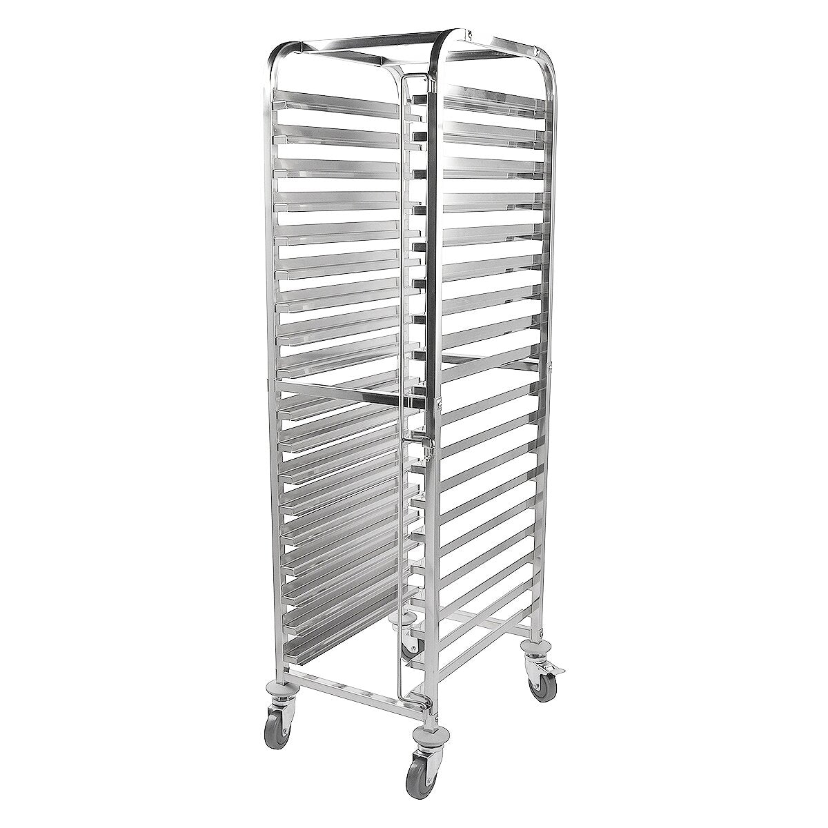 301006 - Multifunctional Racking Trolley 18 Shelves for Both GN Pan 1/1 , 40x60 cm Trays