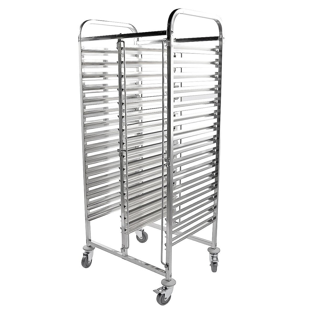 301008 - Racking Trolley 15 Tier Double Row for GN1/1 (30 Shelves)