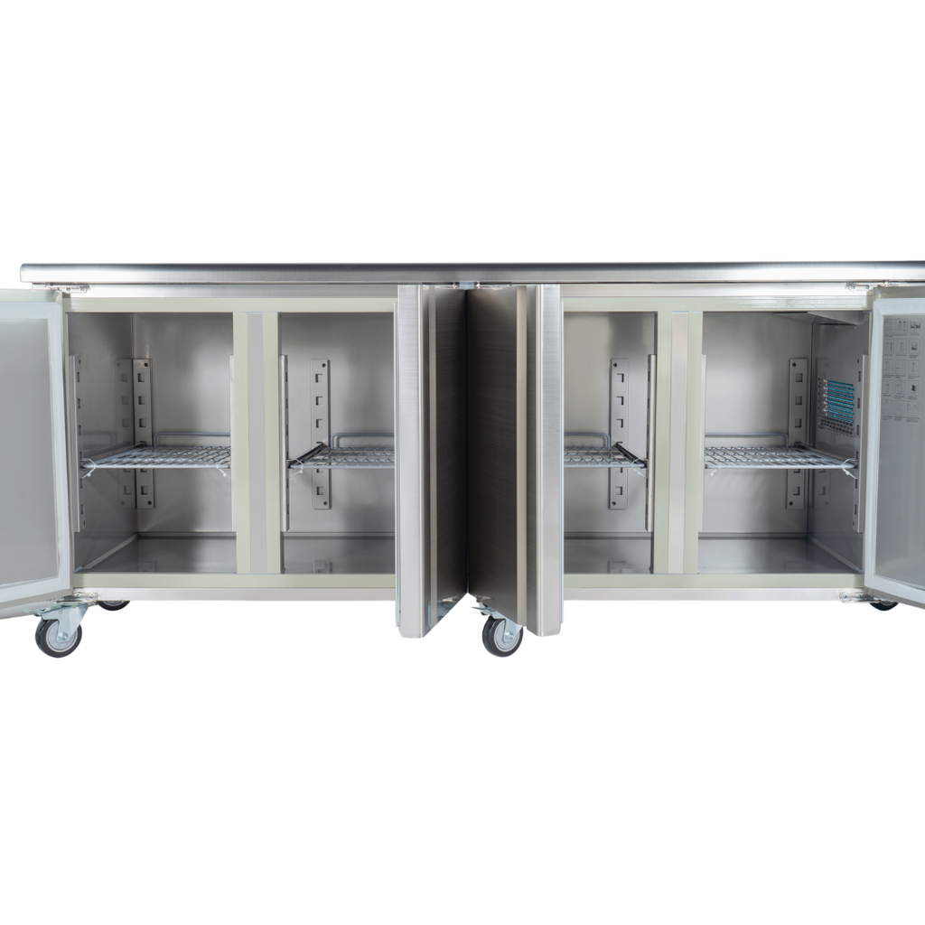 221020 - 4 Door Freezer Counter with Backsplash -  564L (GN4200BT)