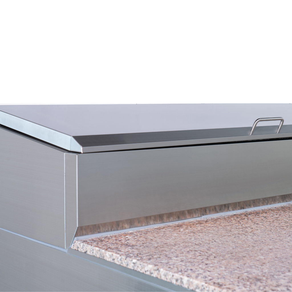 221050 - 2 Door Refrigerated Sandwich Counter with Granite worktop - 435L